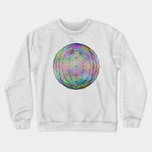 Multi-colored ball. Crewneck Sweatshirt